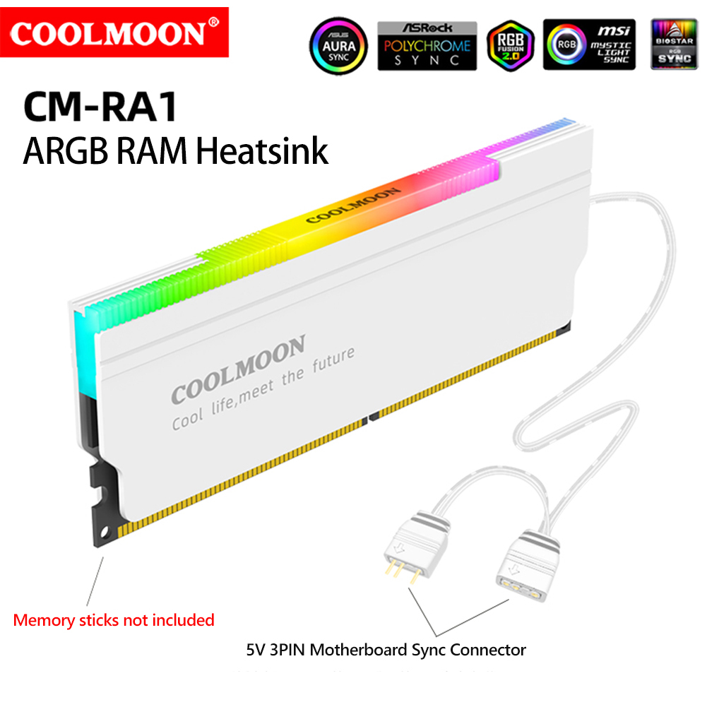 COOLMOON 5V-3PIN ARGB RAM-Kühl – Ddr5 Memory Bewertung und Preis