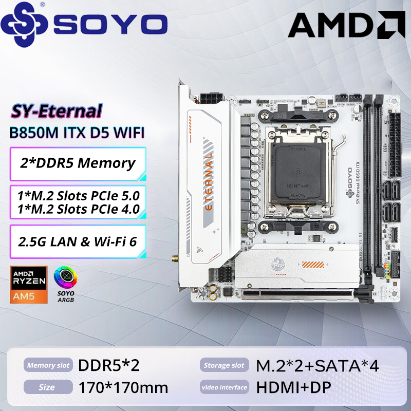 SOYO B850M ARGB Motherboard WI – Ddr5 Kit Bewertung und Preis